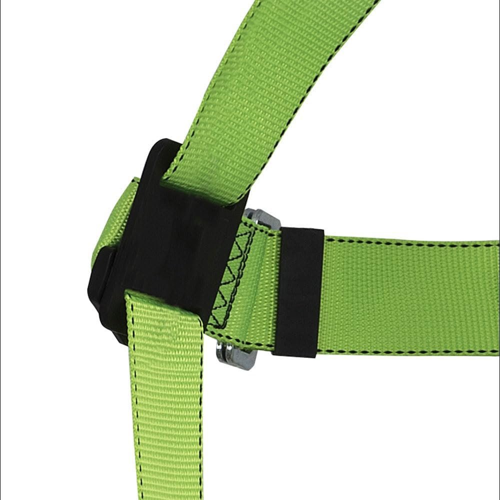 PeakWorks 1 D-Ring Compliance Series Fall Protection Full Body Safety Harness, Pass-Thru Buckle Leg, CSA & ANSI Certified, Class A - Fall Arrest, V8001000