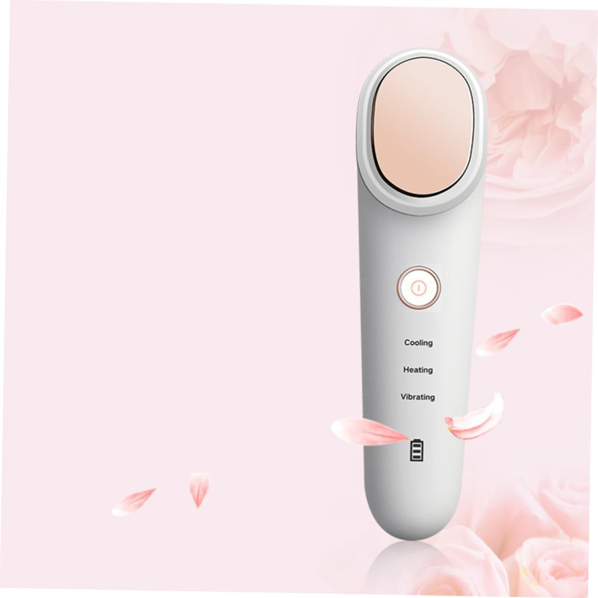 NULYLU Cold Hot Compress Beauty Apparatus USB Rechargeable Face Massage Device for Facial Sculpting Moisture Absorption and Skin Care for Home