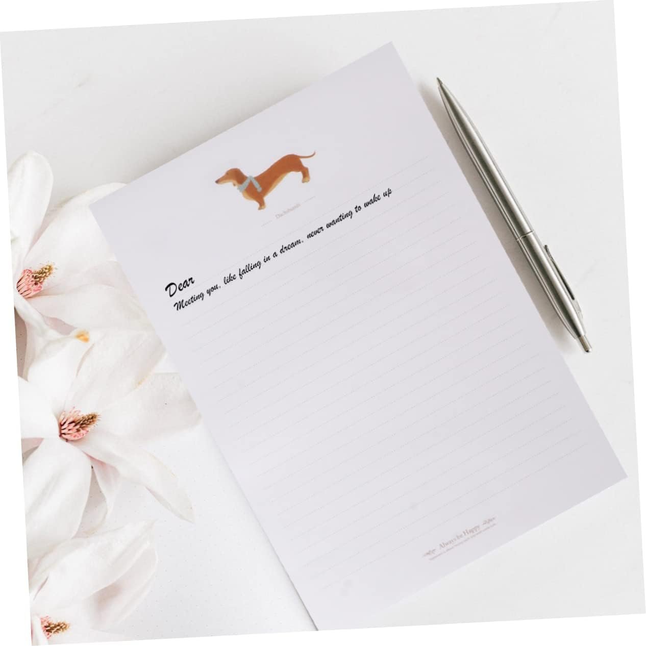 EXCEART Letter Stationery Paper 80pcs Random Cartoon Pets Pattern Dogs Writing Set Paper Note Pad