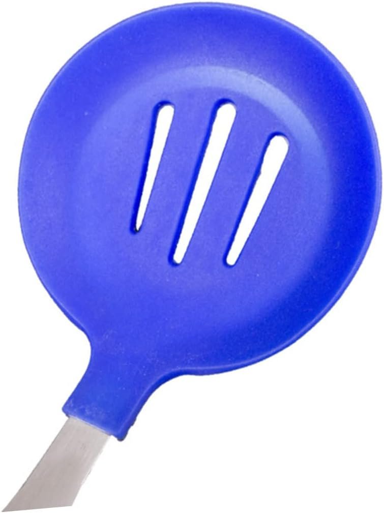 ABOOFAN Set Di Utensili Da Cucina in Silicone E Acciaio Inossidabile Utensili Antiaderenti Resistenti Al Calore Gadget Da Cucina Design Ergonomico Scolapasta E Manici in Argento