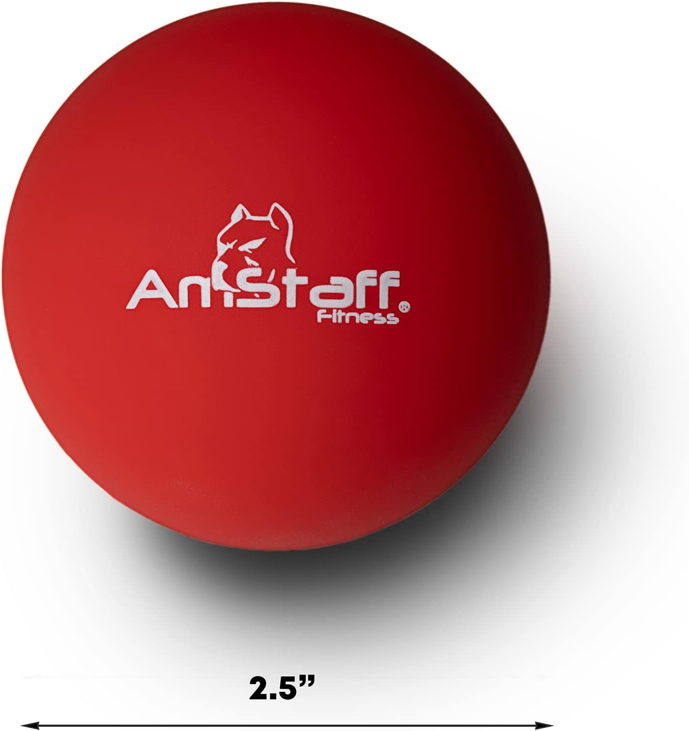 AmStaff Fitness Lacrosse Massage Ball – Deep Tissue Therapy Tool for Muscle Recovery, Trigger Point Relief, and Pain Management