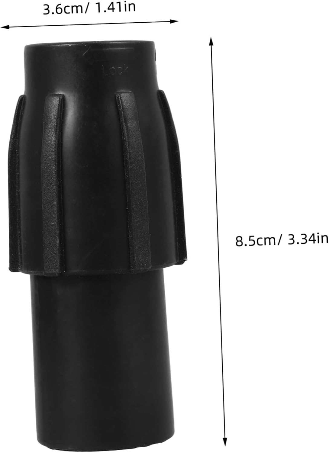 Beaupretty Home Cleaning Essential 6 Pezzi Regolatore Per Asta Scopa Adattatore Per Tergicristallo Ad Acqua Asta Estensibile Impugnatura Per Spolverino Essential Nero Per Tubi Da 22/25 Mm