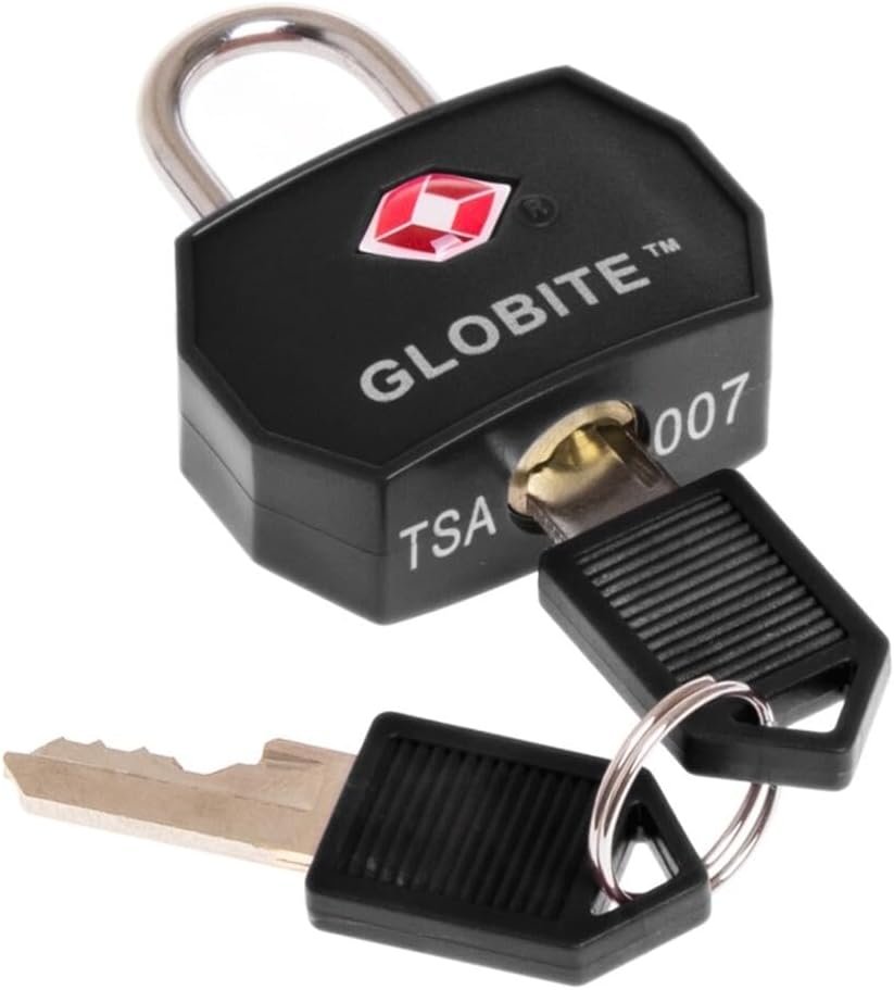 Globite TSA Luggage Locks 2pk, Black