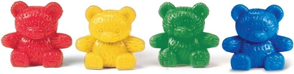 Learning Resources LER0725 Bear Counters Set, Counting, Color & Sorting Toy, Set of 80, Ages 3+