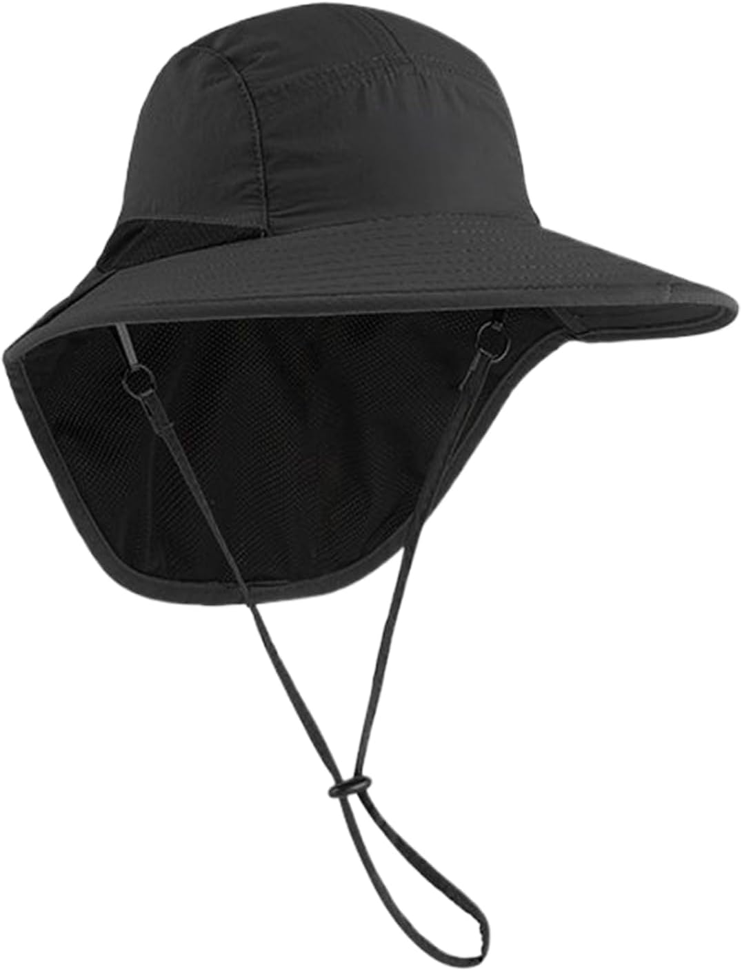 Sun Protection Hat, Adjustable UV Bucket Cap with Neck Flap, Breathable Cooling Hiking Hat for Men Women, Outdoor Gear for Fishing, Camping, Running, Travel, Garden Work