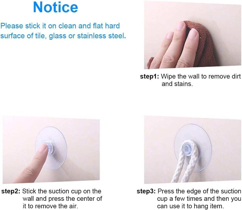 12 Pieces 0.8 inch Mini Clear Suction Cups for Glass, Without Hooks Without Holes, Plastic Sucker Pads for Festival Decoration Home Organization Window Car