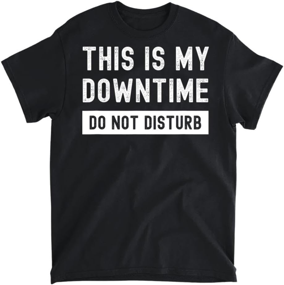 Funny Tech Work from Home Remote Worker This is My Downtime T-Shirt, Long Sleeve Shirt, Sweatshirt, Hoodie Unisex Adult Size Made in Canada