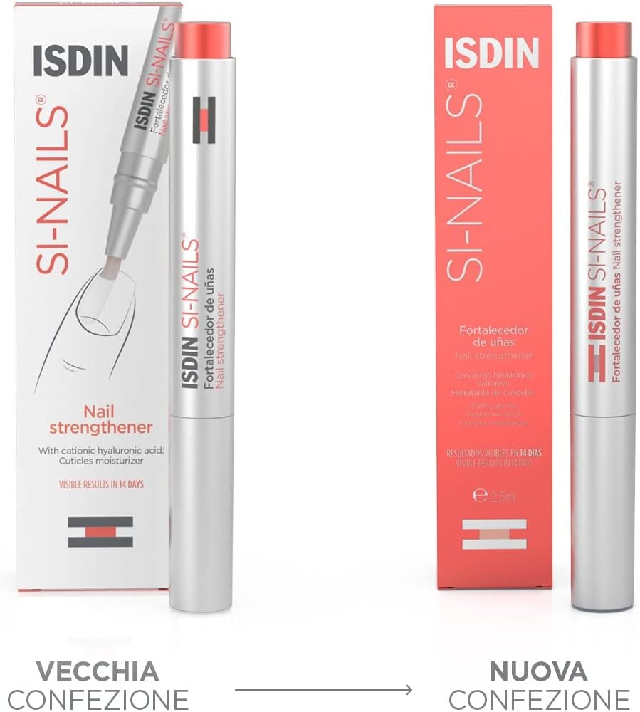 ISDIN Isdin Si-Nails Strengthening for Healthy Nails, Moisturizes Cuticles, Hardens and Promotes Growth, Transparent, 17.5 x 10 x 15.7 cm, 2.5 g