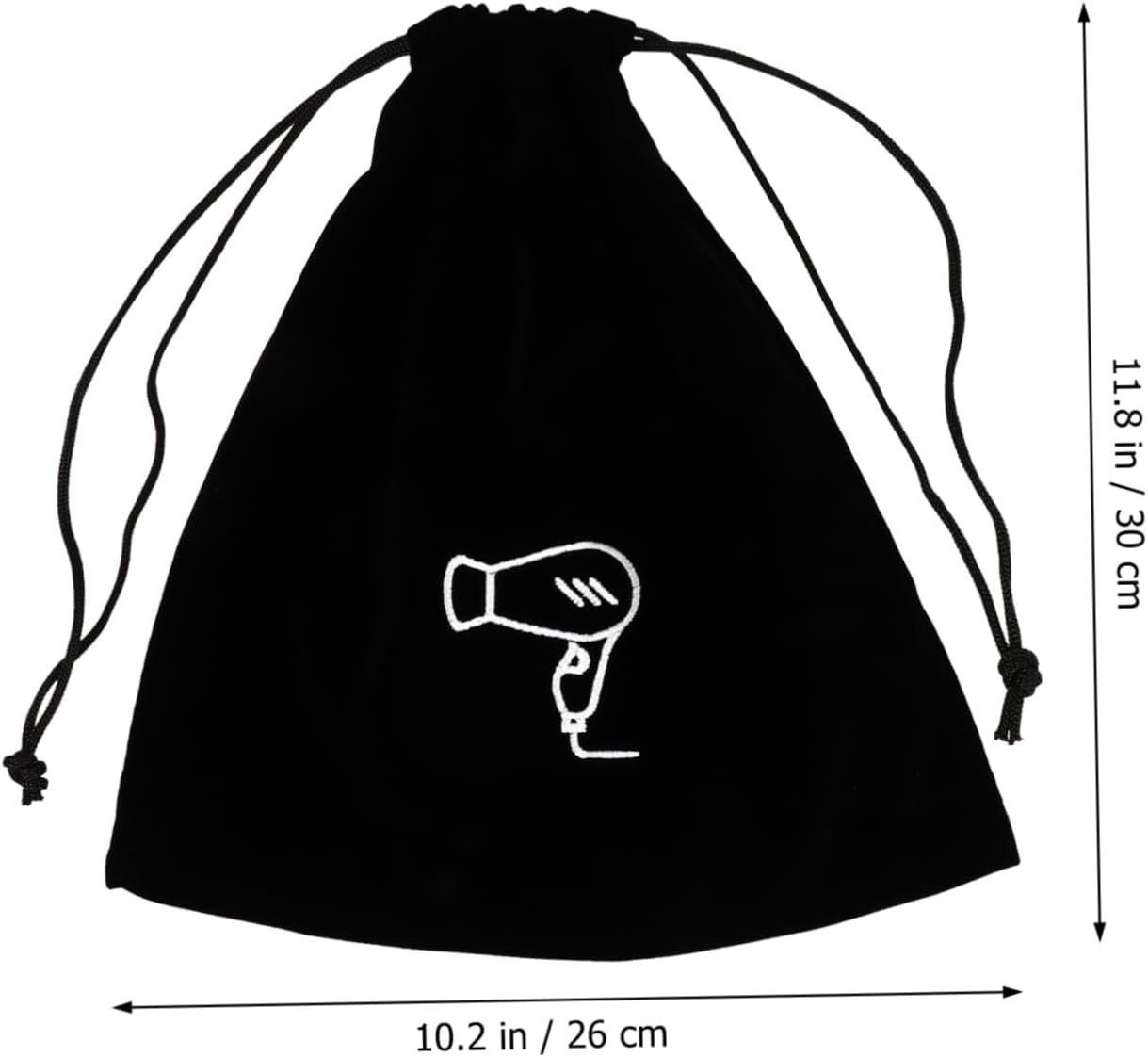5 Pcs Hair Dryer Bag Drawstring Bag Portable Dryer Tool Bag Travel Flannel Hat