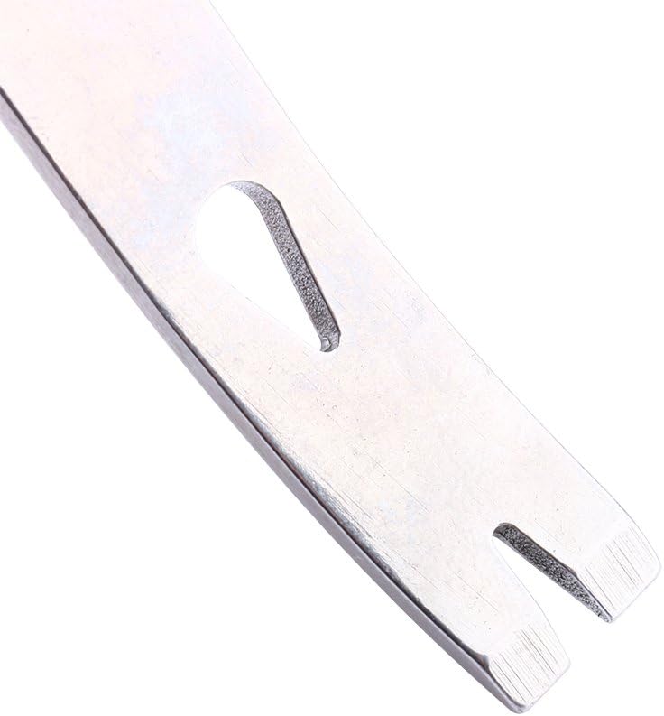 Yosoo 2pcs EDC Gear Mini 3inch Stainless Steel Crank Crowbar Pocket Pry Bar Keychain Keyring Multi Tool Survival Scraper Opener