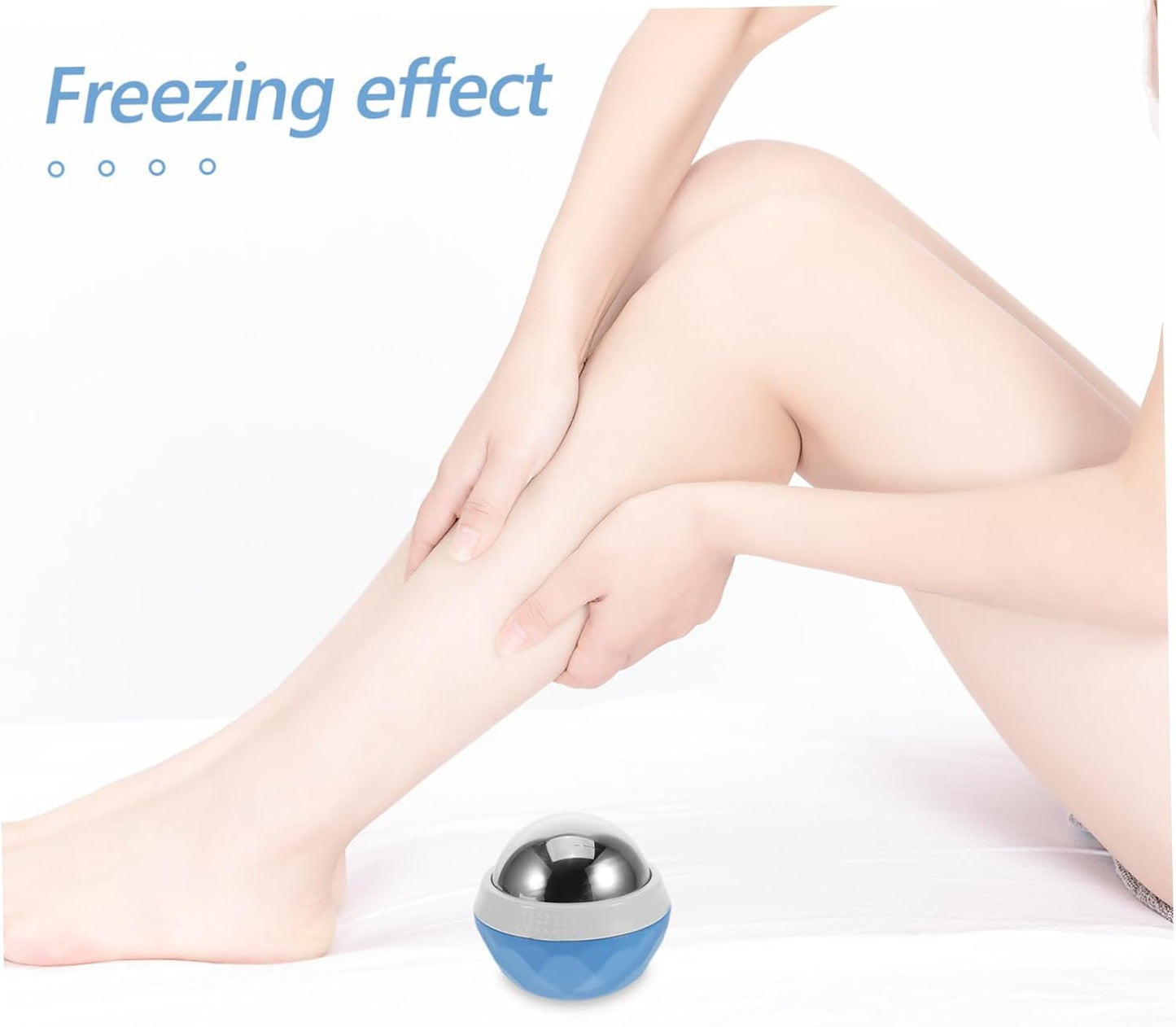 WRITWAA Palla Da Massaggio Sul Ghiaccio Muscolo Freddo Di Ghiaccio Per Massaggio Facciale Mano Strumento Per Il Massaggio Muscolare Attrezzo Del Collo Gel Di Silice