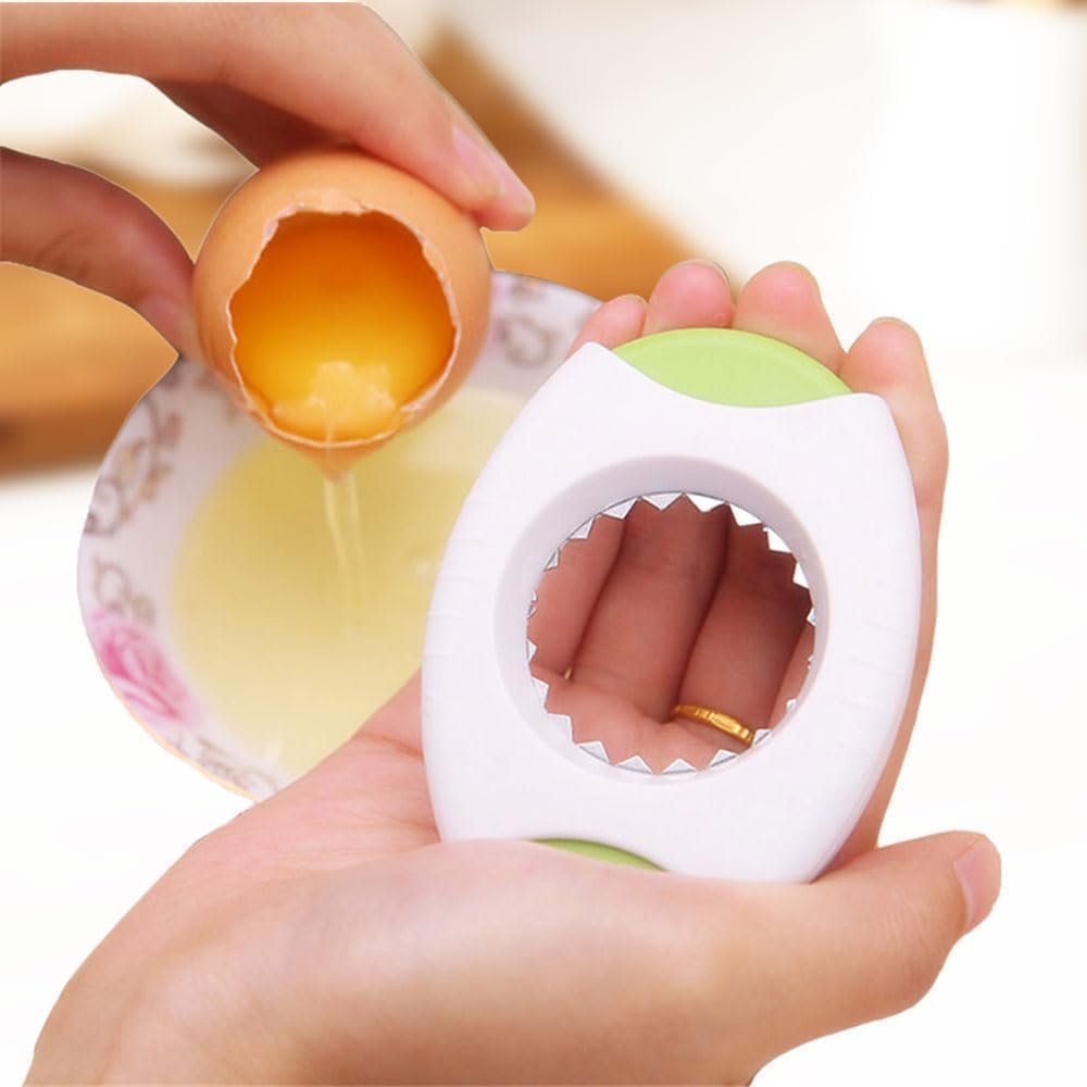 Blue Egg Shell Opener, Upgrade Egg Shell Cutter for Boiled Eggs Topper, Kitchen Gadgets Tools Egg Peeler for Quickly Cutting Off The Tops of Cooked Eggs