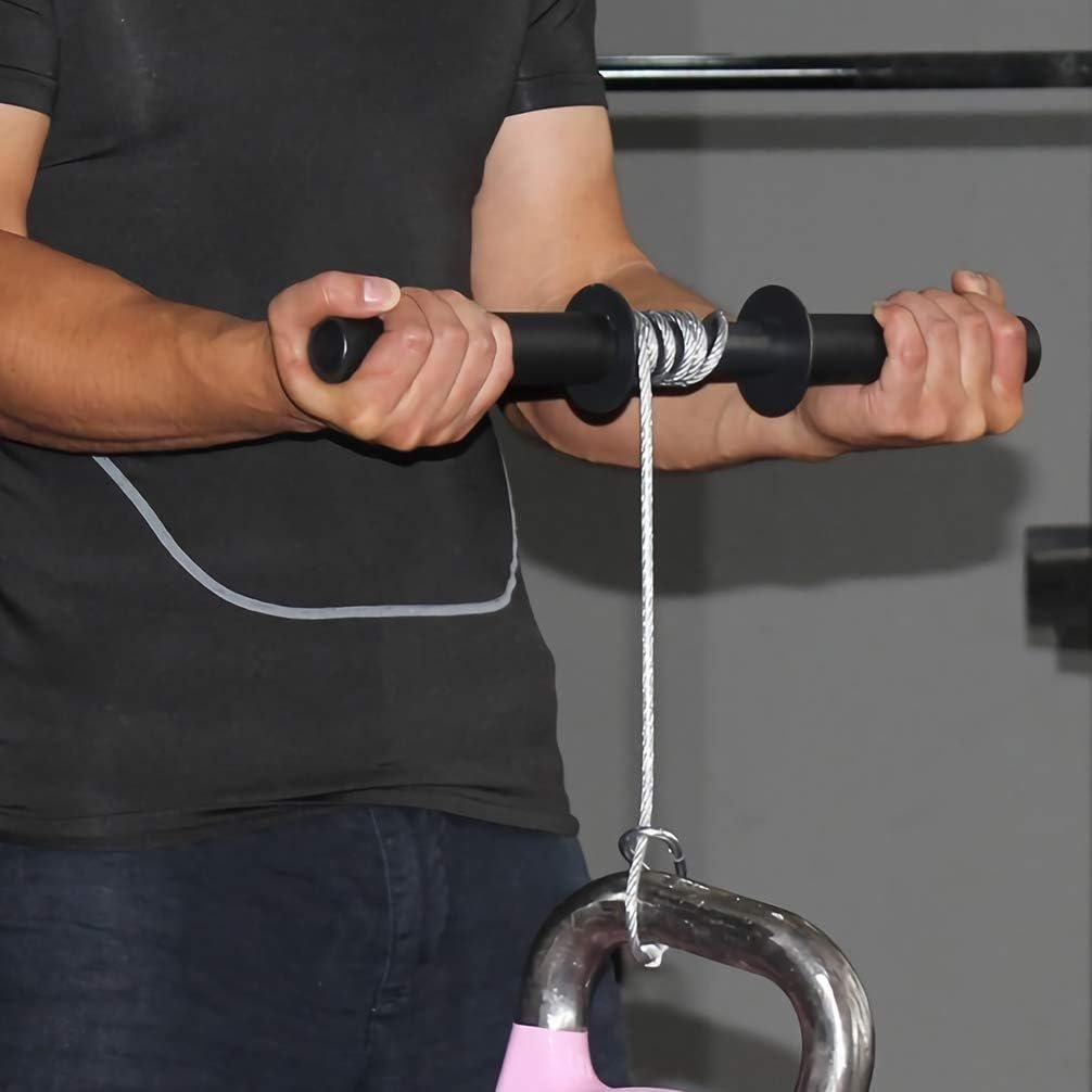Luwint Wrist and Forearm Roller Blaster, Steel Rope Fitness Arm Exerciser Wrist Trainer Home Gym Accessories