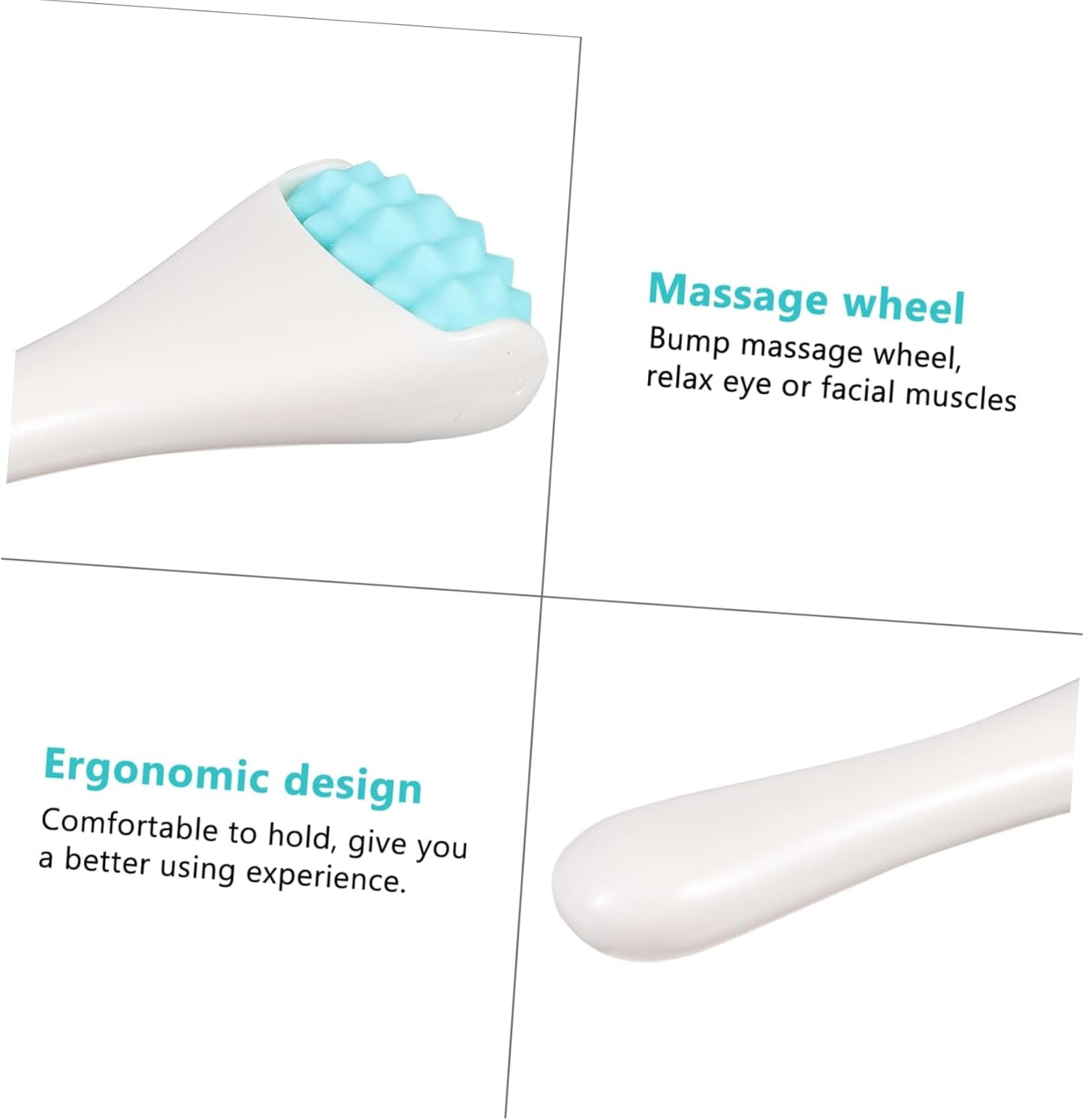 FRCOLOR 1 Pc Facial Atrezzi Facial Massager Tools Massager For Facial Skin Beauty Massage Tool Eye Cream Import Silica Gel