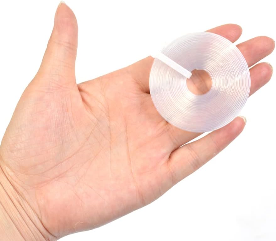 0.9 * 300cm Italian Keratin Flat Tips Glue Fusion Keratin Glue Tips Pre Bonded Tool for Hair Extensions(Transparent)
