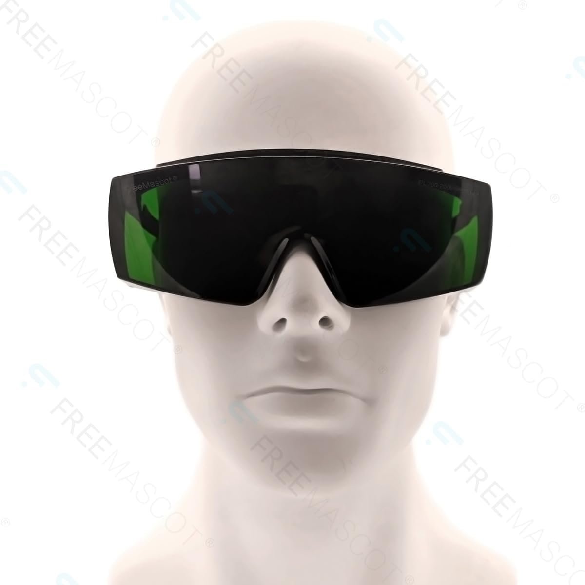 FreeMascot 200nm-2000nm Red Light Therapy Safety Glasses For Laser Cosmetology Operator Eye Protection and Laser Hair Removal Treatment, Tanning