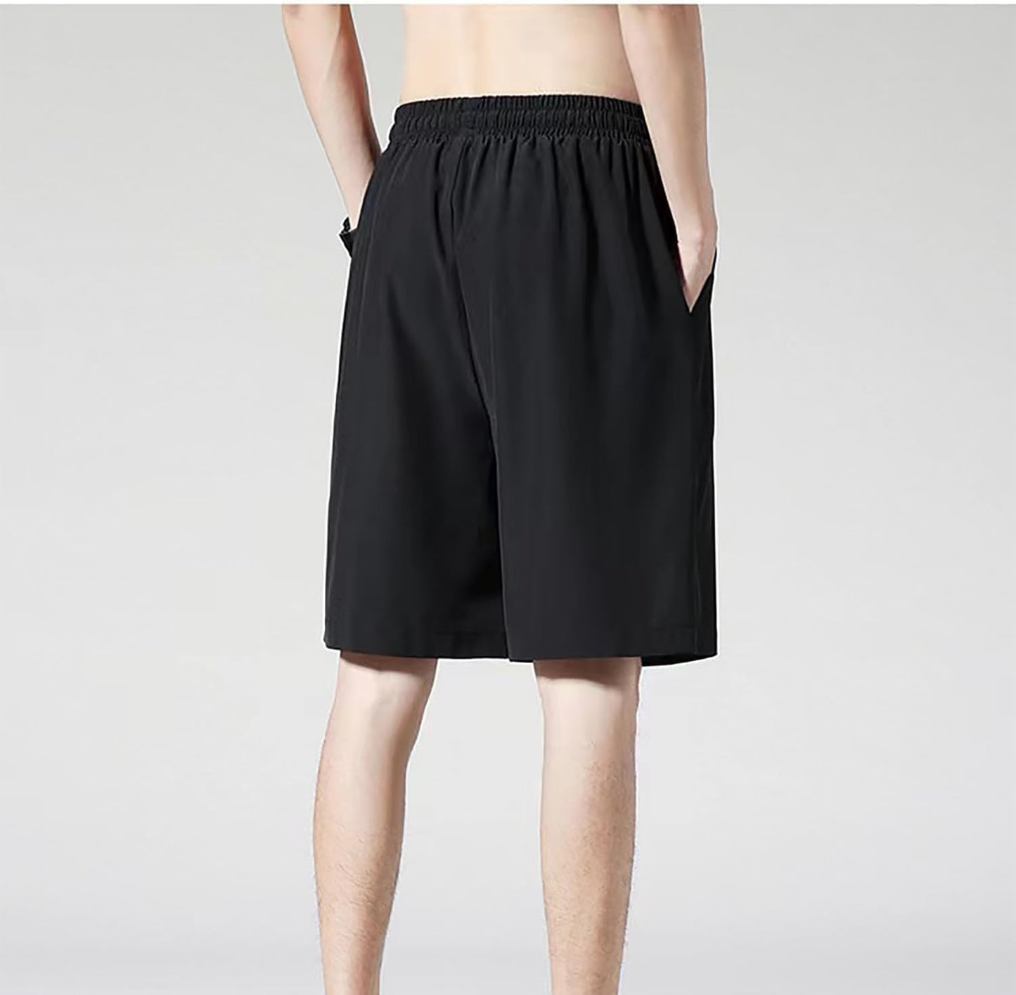 MINGKAI Sports Shorts Lightweight Bodybuilding Training Short Pants with Pockets