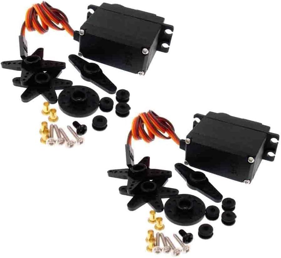 10Pcs MG996R 0-90-180 Degrees Metal Gear Servo for Torque Digital Servo