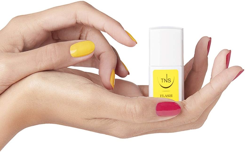 Tns Cosmetics Flash Top Coat, Immediately Dry Gel Effect Nail Polish, 10 ml, Pack of 1