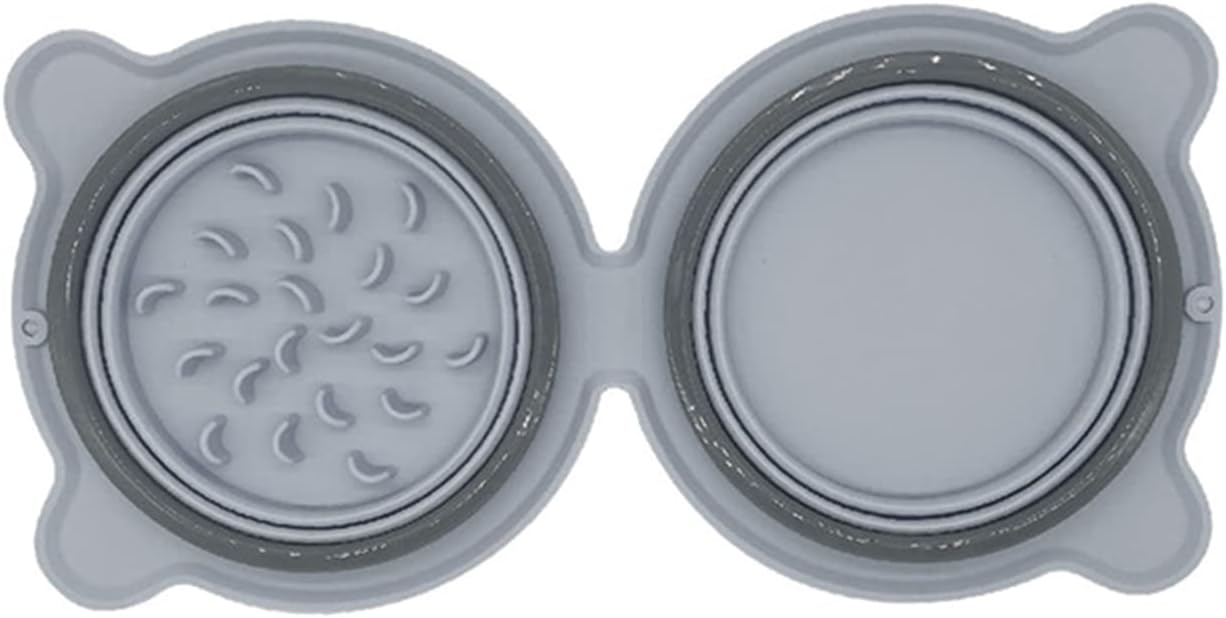 Ciotola anti-soffocamento per animali domestici Piatto per alimenti per cani Ciotola pieghevole in silicone per animali domestici per cibo secco Ciotola per acqua Alimentazione Forniture per