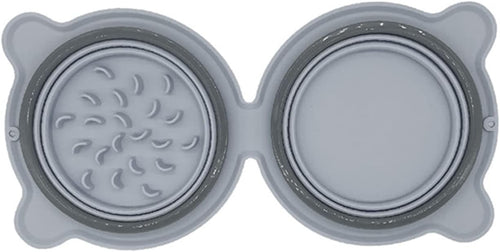 Ciotola anti-soffocamento per animali domestici Piatto per alimenti per cani Ciotola pieghevole in silicone per animali domestici per cibo secco Ciotola per acqua Alimentazione Forniture per
