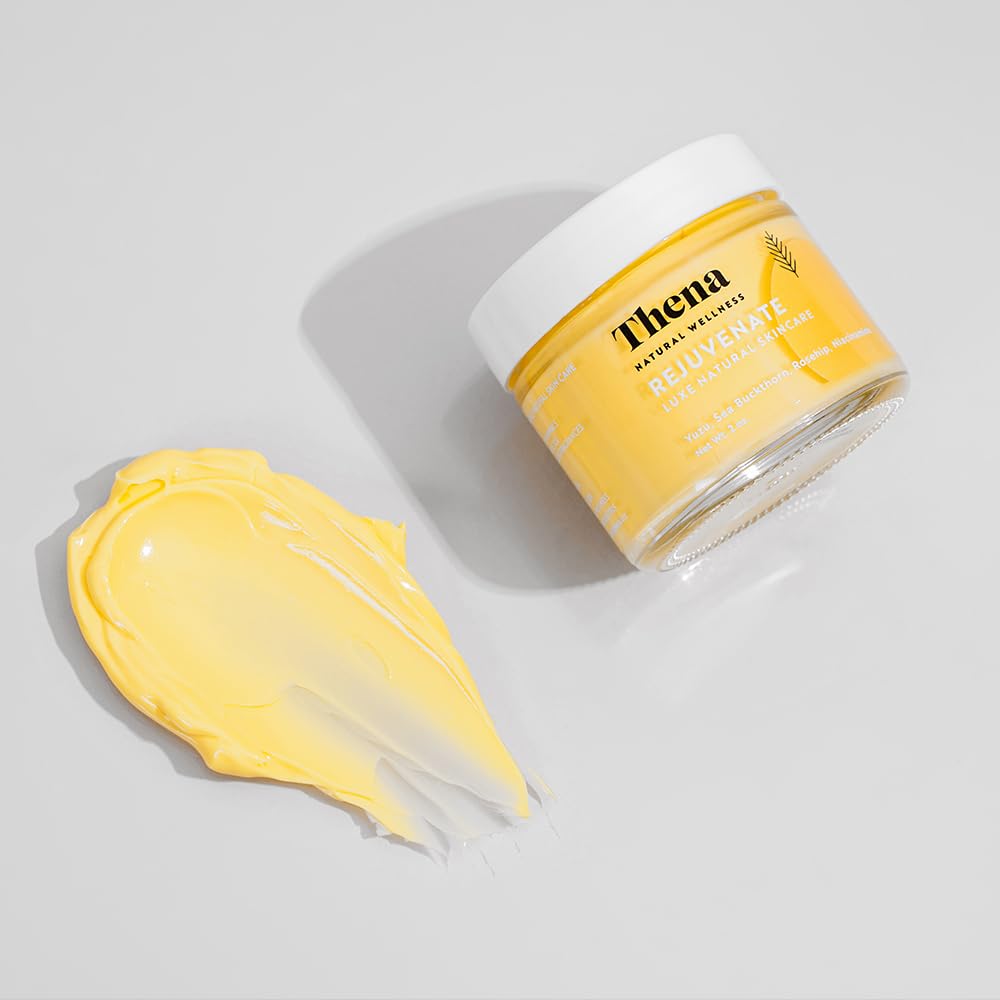 THENA Rejuvenate Facial Cream Moisturiser Natural & Organic Skincare Anti aging Day Cream