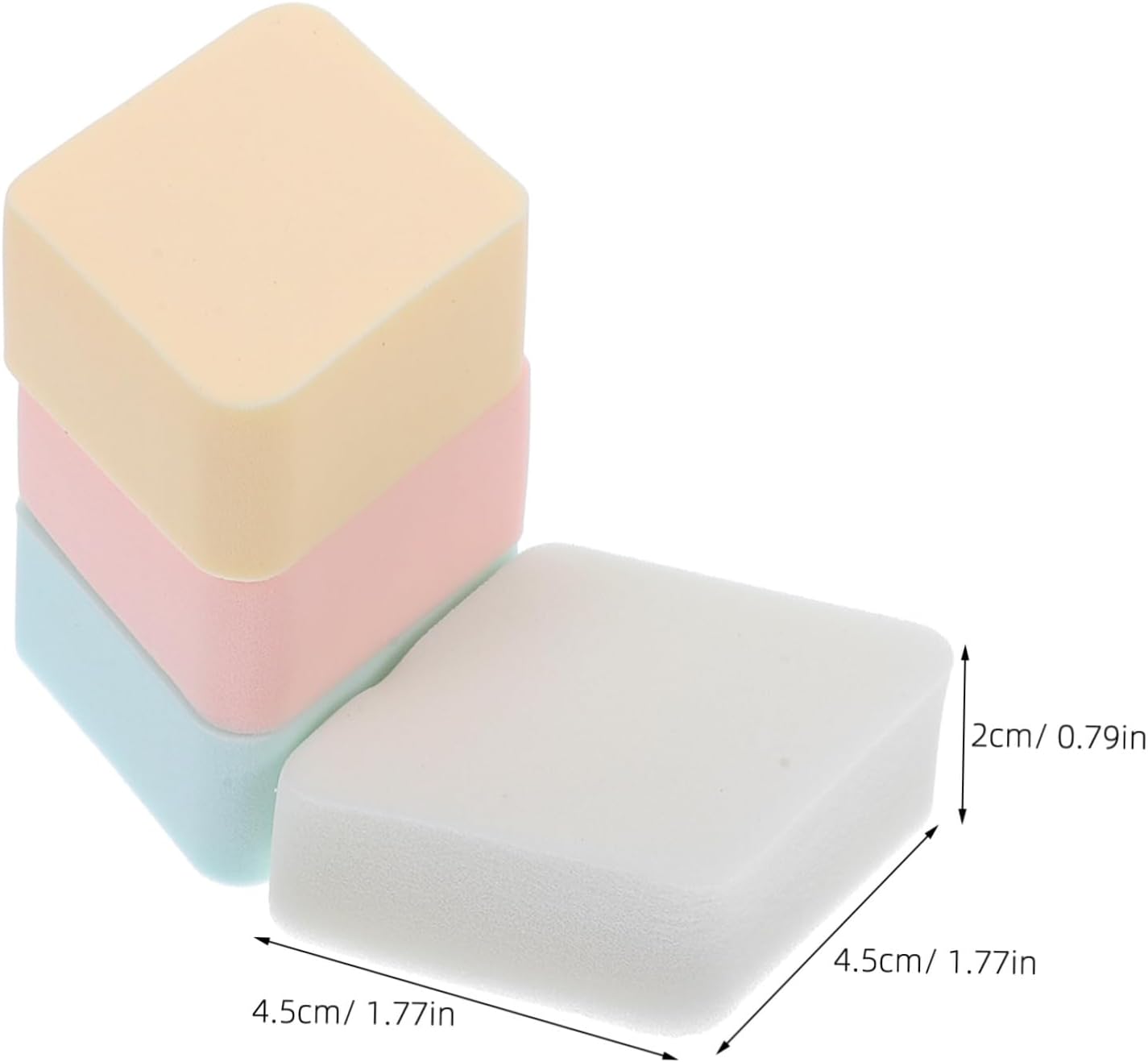 DEARMAMY 12Pezzi Polvere Per Spugnette Per Fondotinta e Cosmetici Accessori Makeup Portatili Colori Applicazione