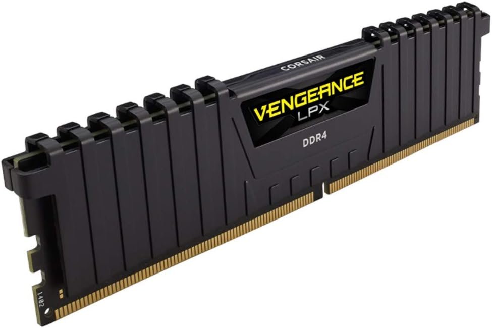Corsair CMK16GX4M2Z3200C16 Vengeance LPX 16GB (2 X 8GB) DDR4 3200 (PC4-25600) C16 1.35V for AMD Ryzen Black