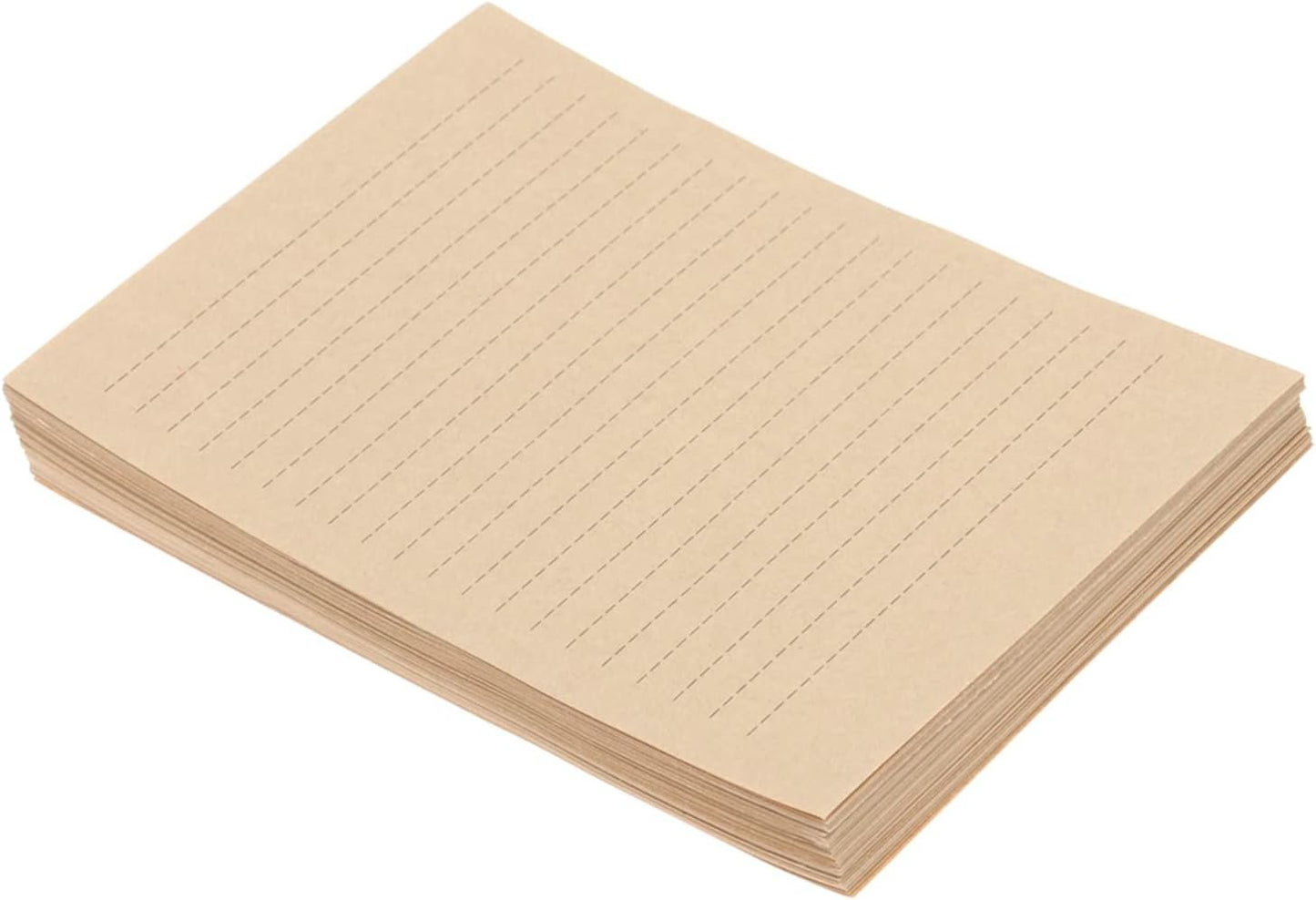 Angoily 100 Sheets A5 Vintage Kraft Paper Letter Writing Practical Stylish Stationery for Letter Sets