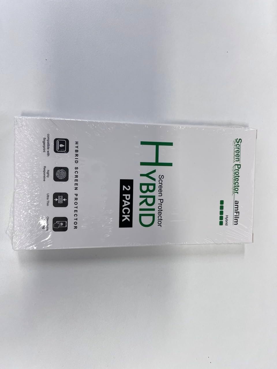 amFilm (2 Pack) Screen Protector for Samsung Galaxy S21 (6.2 Inch), Case Friendly (Easy Install) Hybrid Film Compatible with Fingerprint Sensor (2021)