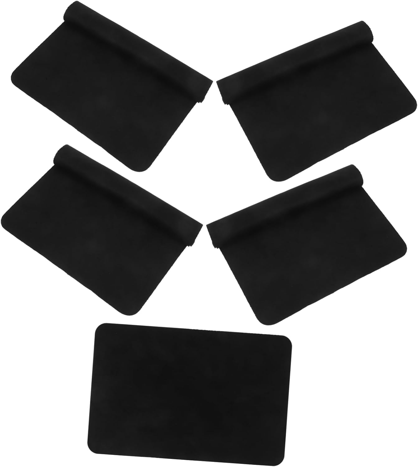 5pcs Vinyl Record Cleaning Cloth Cd Album Turntable Maintenance Lightweight Durable Dust Remover Cloth Portable Easy to Use Essential Vinyl Care Tool