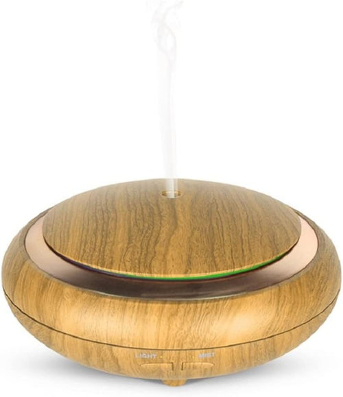 150ML Ultrasonic Air Humidifier Remote Control Aroma Essential Oil Diffuser with 7 Color LED Light for Home Office Car (C)