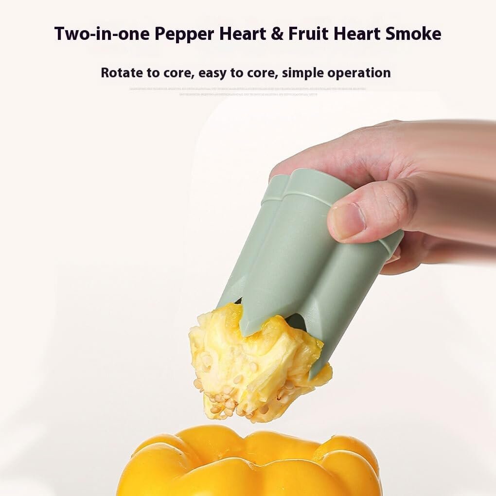 lopituwe Gadget per Utensili da Cucina semplici Realizzati in ABS per Una Facile rimozione dello Stelo Facile da ruotare e Tirare Semplicemente per Rimuovere efficacemente Gli steli, Verde
