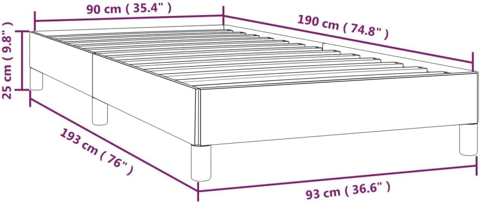Lechnical Giroletto Grigio 90x190 cm in Similpelle,Mobili,Letti e Accessori,Letti e telai per Letti
