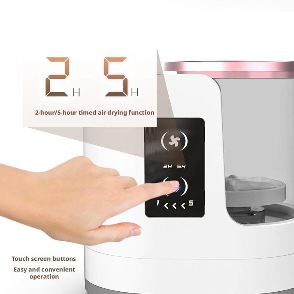 3 in1Electric Makeup Brush Cleaner With Makeup Brush Dryer Holder Portable Automatic USB Cosmetic Brushes Cleaner Tool for All Size Beauty Makeup Brush Set,Contour, Eyeshadow, Blush Brush (White)