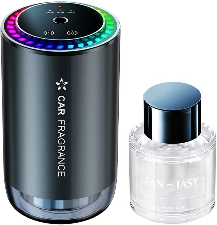 Star Air Humidifier Car Air Freshener Aroma Diffuser with 3 Levels Adjustable Mode, Rechargeable 500MAh Battery, Auto On/Off Function(B)