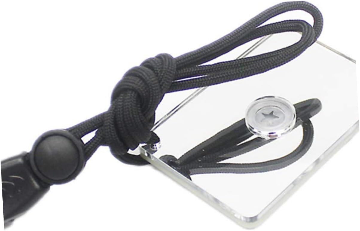 Totority Daylight Signal Mirror Reflective Outdoor Survival Mirror for Camping Hunting and Emergency
