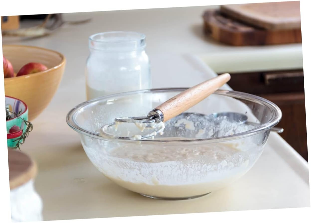 DECHOUS 2 Pz impastatrice per impasto cucine etamina cucina miscelatore kitchen gadgets sbattitore mixer impastatrici strumento da cucina utensili manuali per alimenti Di legno