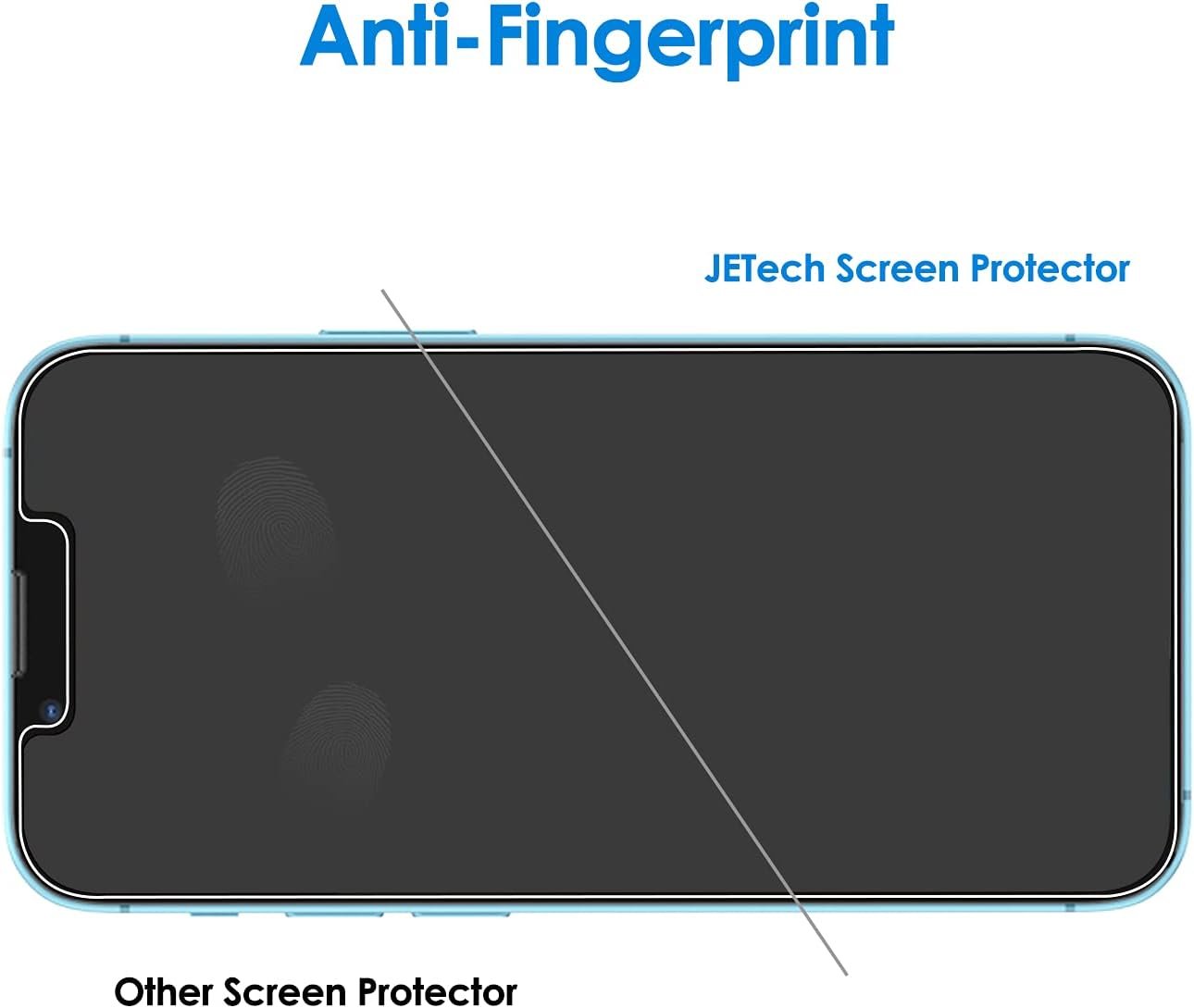 JETech Screen Protector for iPhone 13 Pro Max 6.7-Inch, Tempered Glass Film, 3-Pack