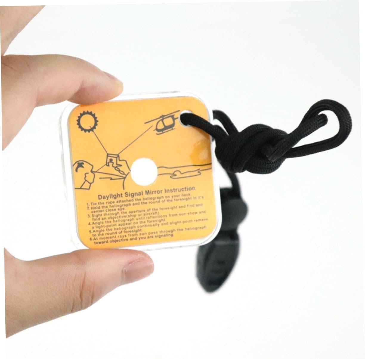 JOINPAYA Daylight Signal Mirror Outdoor Retroreflector for Survival Emergency and Long Distance