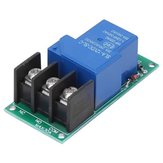 2Pcs 1-Way Time Delay Relay Module with Optocoupler Isolation 30A Relay Expansion Module Low Level Trigger with Optocoupler Isolation 12VDC 80mA
