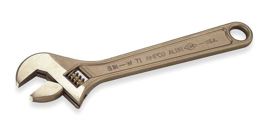 Ampco Safety Tools w-71 a fine, regolabile, con non-sparking, non magnetica, resistente alla corrosione, 20,3 cm Oal