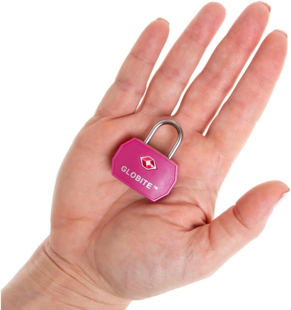 Globite TSA Luggage Locks 2pk, Pink