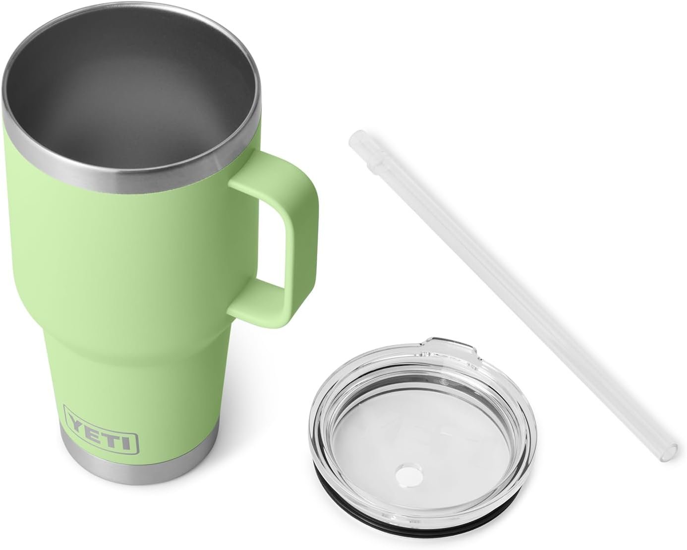 YETI Rambler 35 oz Straw Mug, Vacuum Insulated, Stainless Steel, Key Lime