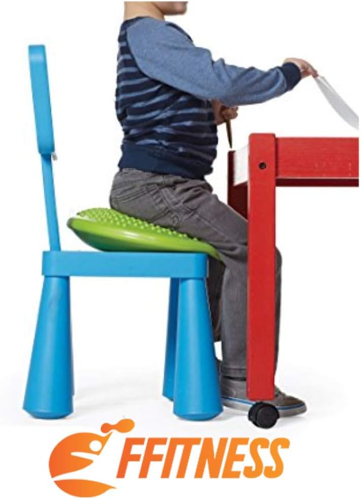 Balance Cushion - Improve Stability and Balance, Inflatable PVC Anti-Burst | Home Fitness Yoga Pilates Rehabilitation