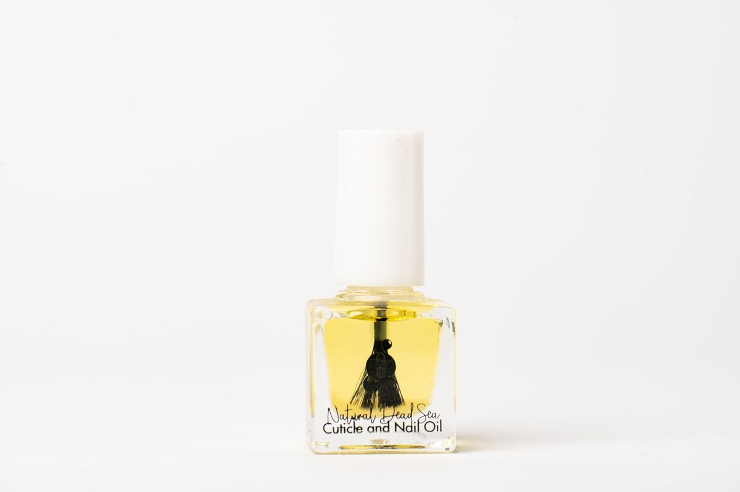 Dead Sea Cuticle & Nail Oil (5ML) | Strengthens, Moisturizes & Conditions with Sweet Almond, Olive, Jojoba, Castor, Argan Oils, Lemon Essential Oil, Vitamin E & Dead Sea Salt