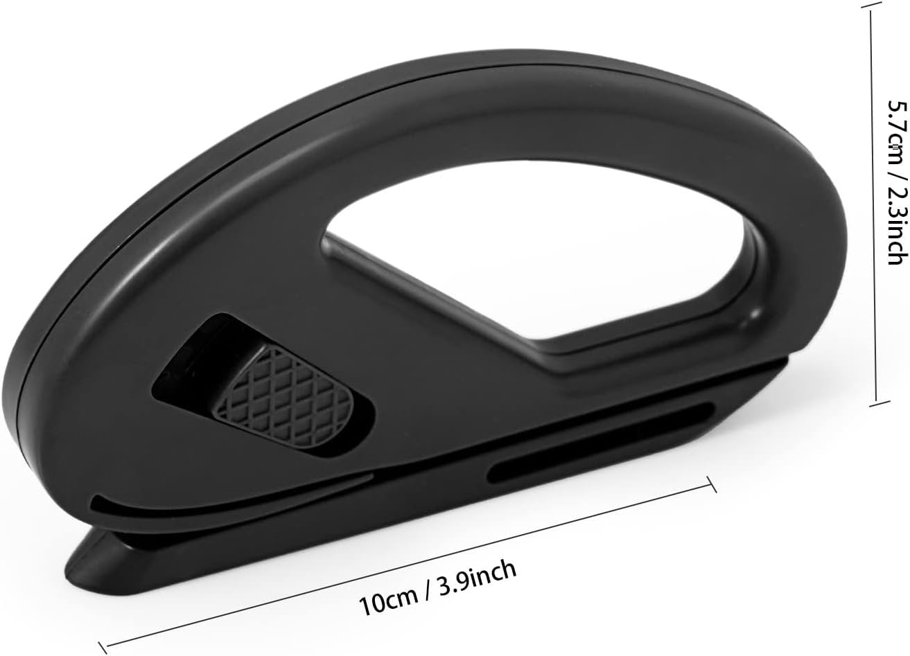 EHDIS Wrapping Paper Cutter Gift Wrap Cutter Snitty Safety Vinyl Film Cutter Paper Cutting Tool for Window Tint, Car Wrap, Craft Making-Pack of 2 (Pure Black)