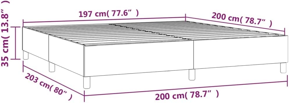 Lechnical Giroletto a Molle Rosa 200x200 cm in Velluto,Mobili,Letti e Accessori,Letti e telai per Letti