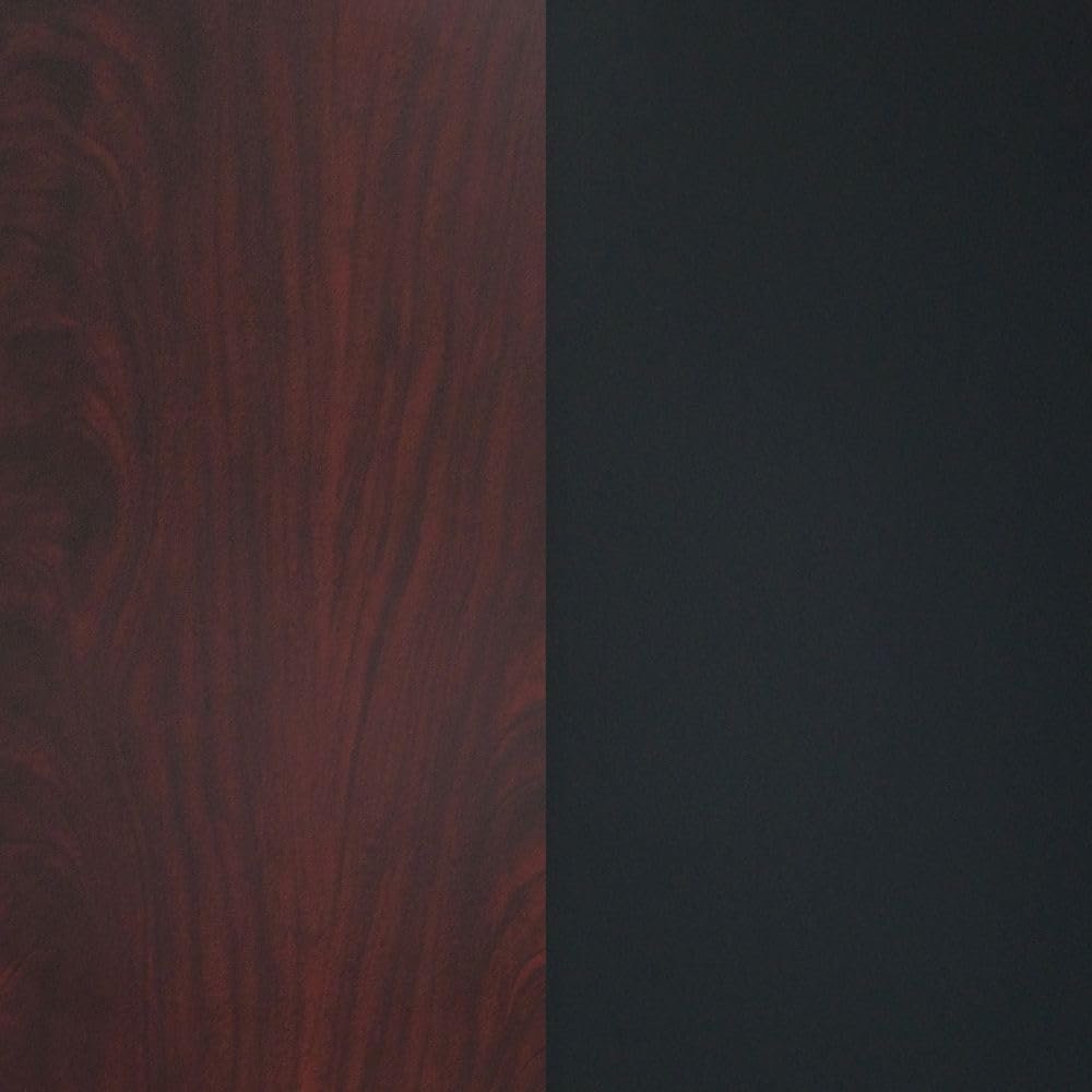 Flash Furniture 36-Inch Round Table Top with Black or Mahogany Reversible Laminate Top