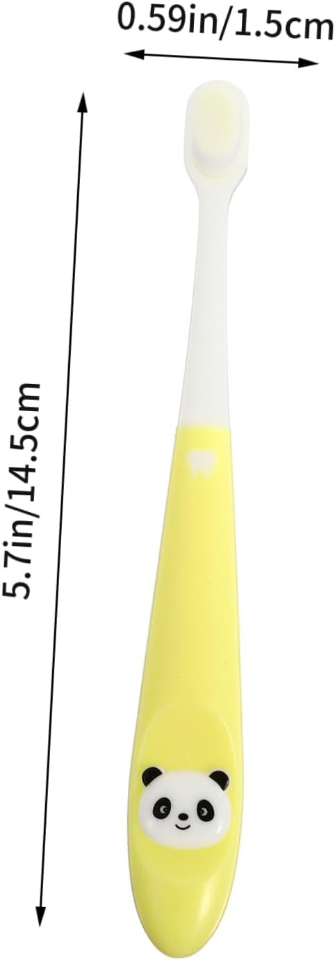 VALICLUD 1Pc Cute Panda Toothbrush with Soft Bristles Gentle Mouth Care for Years Old for Daily Teeth Cleaning and Comfort Includes Durable Bucket